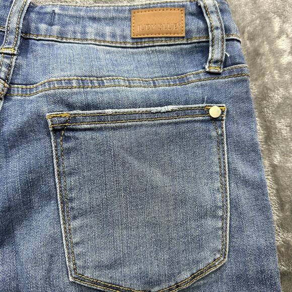 Judy Blue Jeans Women’s 29 Blue Relaxed Fit Denim Straight Casual Pants - Picture 5 of 11